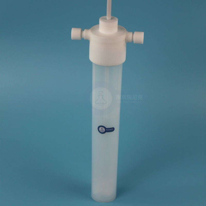 PFA聚四氟乙烯沖擊瓶耐酸堿洗氣瓶帶攪拌槳反應(yīng)瓶可定制